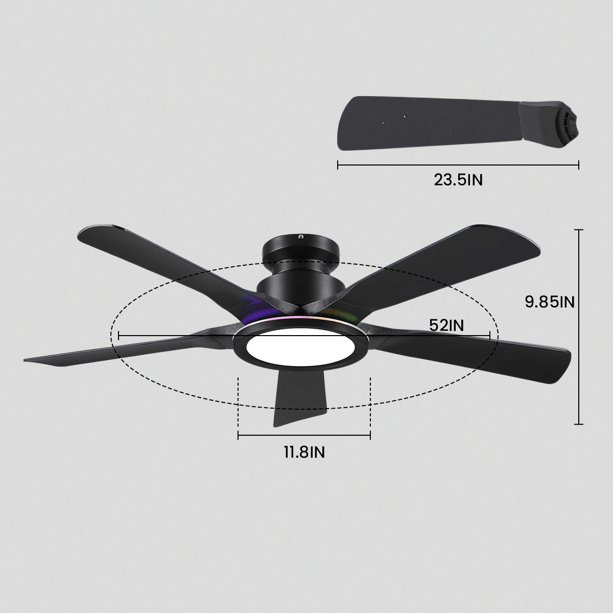 Breeze Harmony Ceiling Fans with Lights - Camilalamps - CA - TO00786