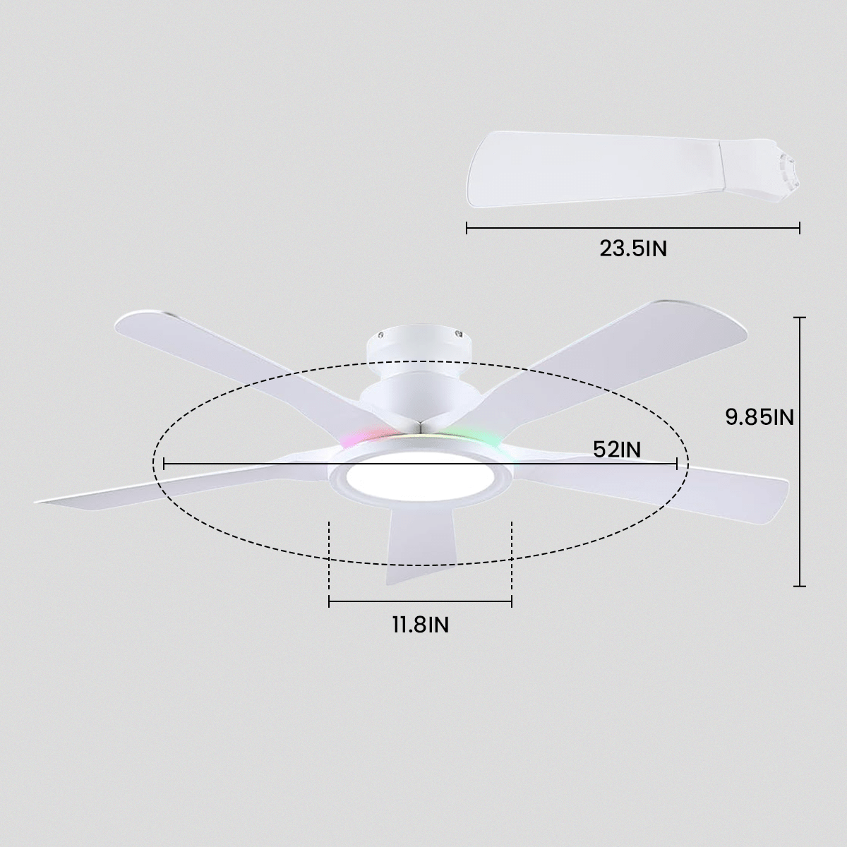 Breeze Harmony Ceiling Fans with Lights - Camilalamps - CA - TO00786