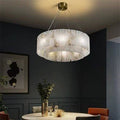 Brendra Alabaster 2 - Tier Round Chandelier - Camilalamps - BRA - 1