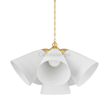 Bronson Clear Functional Design Chandelier - Camilalamps - BKO1502-1aGB/WP