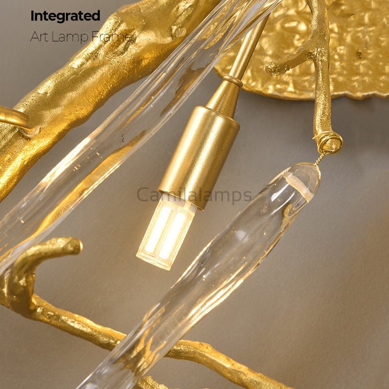 Bryce Modern Luxury Crystal Branch Wall Sconce - Camilalamps - CAM - BR - 01