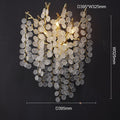 Bryce Modern Round Gold Clear Crystal Wall Sconce - Camilalamps - CAM1432 - 2