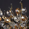 Bryce Modern Round Gold Clear Crystal Wall Sconce - Camilalamps - CAM1425 - 1