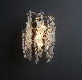 Bryce Modern Round Gold Clear Crystal Wall Sconce - Camilalamps - CAM1432 - 1