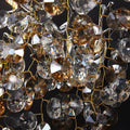 Bryce Modern Round Gold Clear Crystal Wall Sconce - Camilalamps - CAM1425 - 1