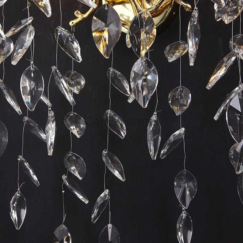 Bryce Modern Stylish Clear Crystal Wall Sconce - Camilalamps - CAM1419 - 1