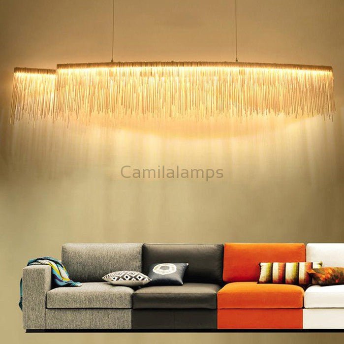 Bunny Aluminum Chain Tassel Chandelier - Camilalamps - CA - A - 038