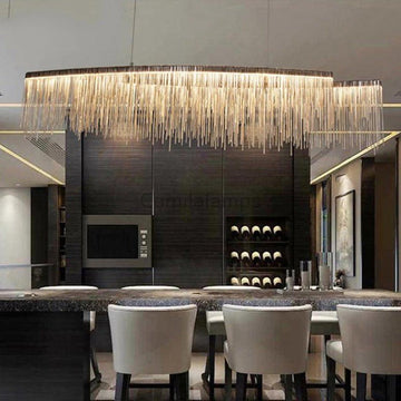 Bunny Aluminum Chain Tassel Chandelier - Camilalamps - CA - A - 038