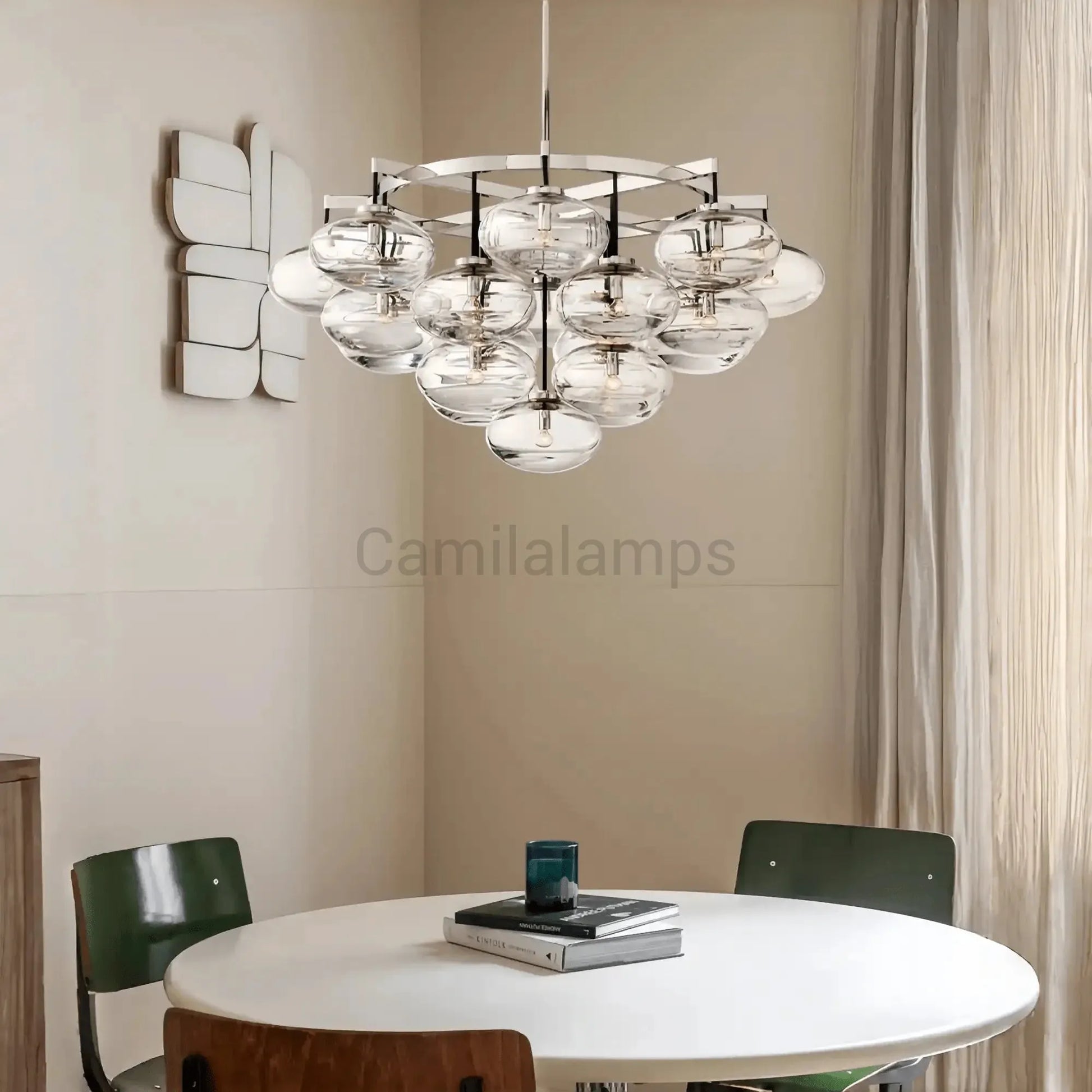 Cabretter Round Chandelier 36" 60" - Camilalamps - CA-Cabretter-Round-14