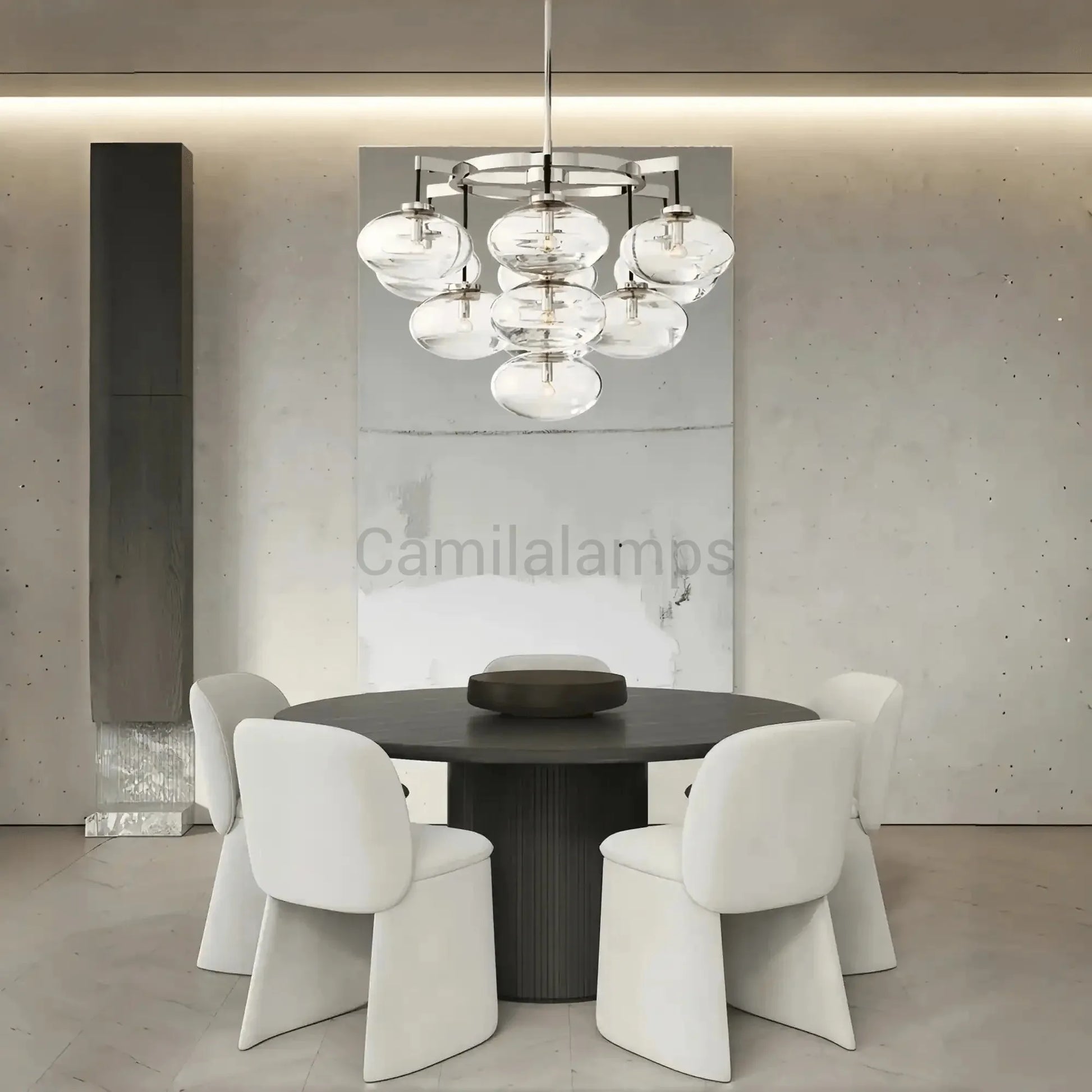 Cabretter Round Chandelier 36" 60" - Camilalamps - CA-Cabretter-Round-14