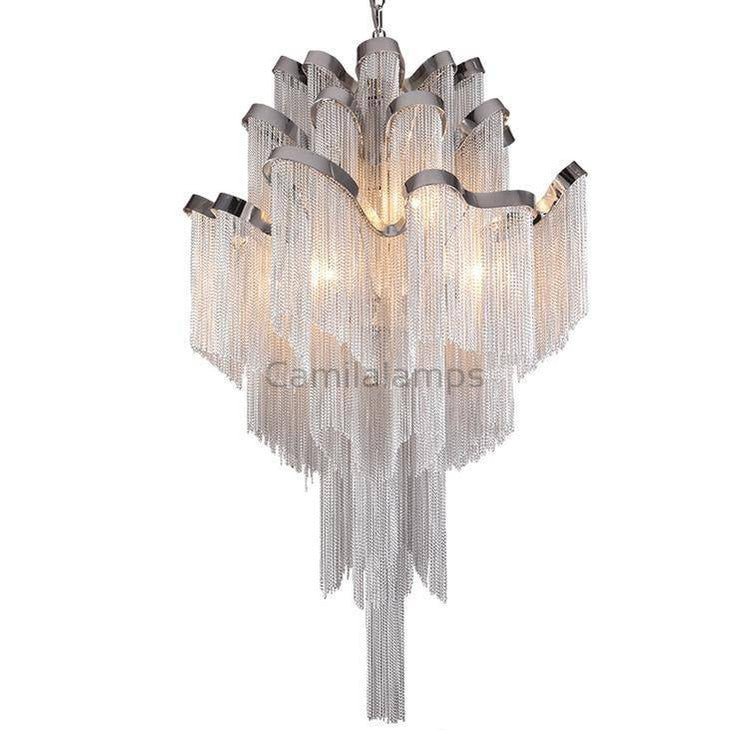 Cadena French Empire Chain Tassel Chandelier - Camilalamps - 20463946-19-1lights-1dia50c-13