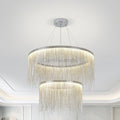 Cadena Two - Tier Chain Tassel Chandelier - Camilalamps - Caaa-11Z0010