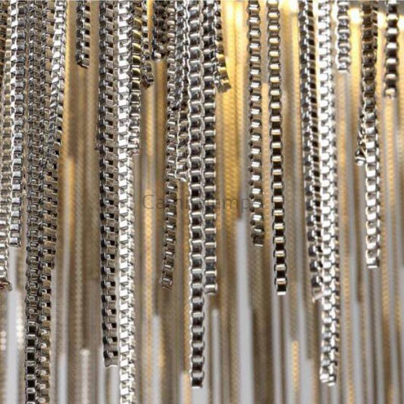 Cadena Two - Tier Chain Tassel Chandelier - Camilalamps - Caaa-11Z0010