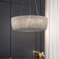 Cadenas Aluminum Chain Tassel Chandelier - Camilalamps - OL - AL1122 - C1948