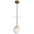 Caius Alabaster Ball Pendant Light - Camilalamps - CAM - 2267