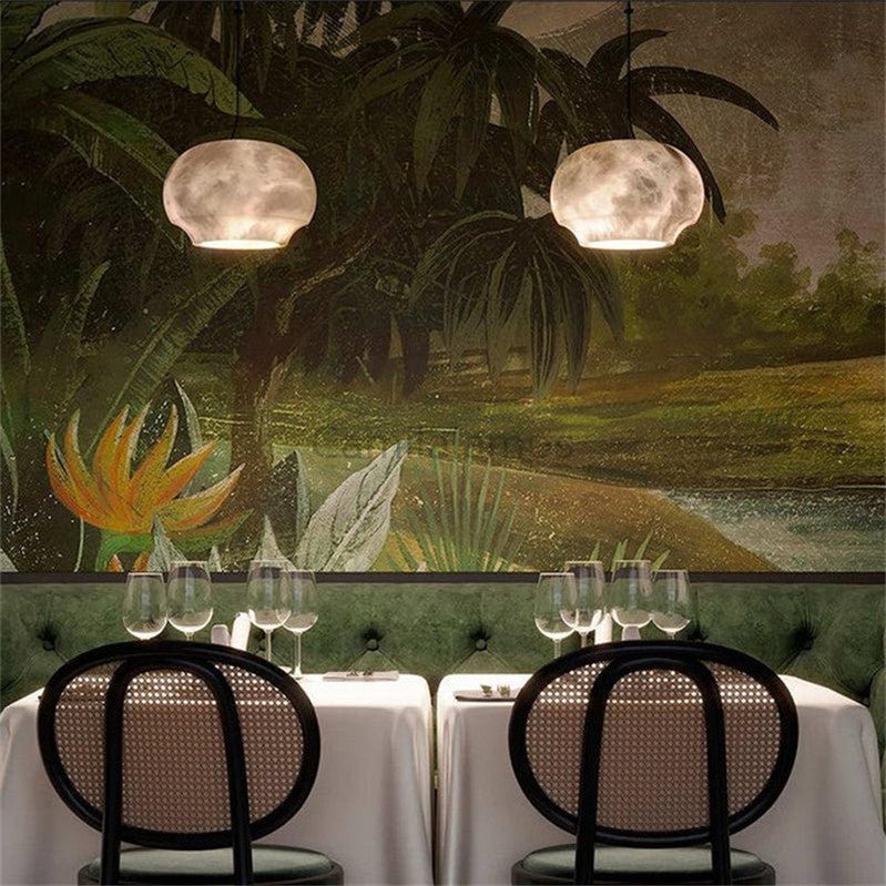 Caius Alabaster Dome Pendant Lighting Fixture - Camilalamps - CAM - AB005 - 1