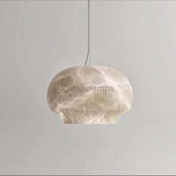 Caius Alabaster Dome Pendant Lighting Fixture - Camilalamps - CAM - AB005 - 1