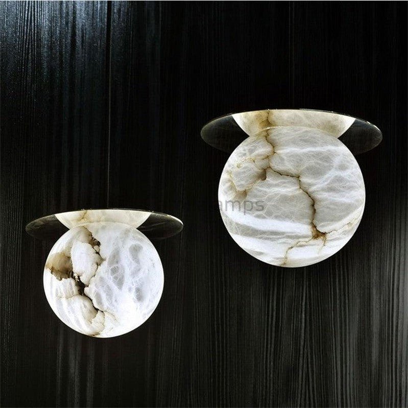 Caius Spanish Alabaster Bedside Pendant - Camilalamps - CAM - AB032