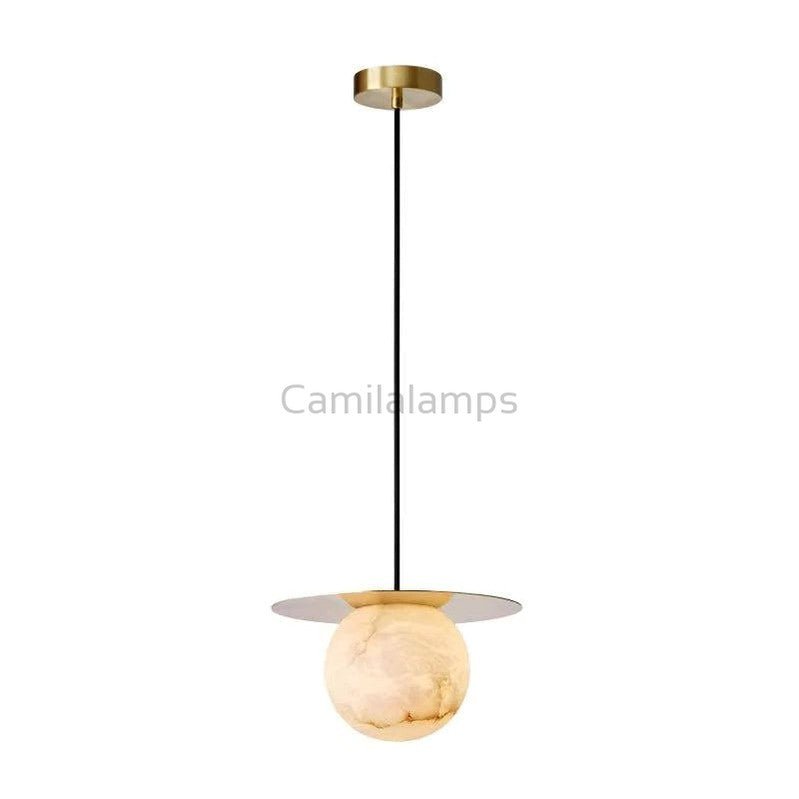 Caius Spanish Alabaster Bedside Pendant - Camilalamps - CAM - AB032
