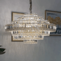 Cake Shape Luxury Crystal Chandelier - Camilalamps - ILC1238