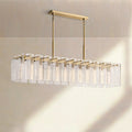 Calametta Glass Rectangular Chandelier 60