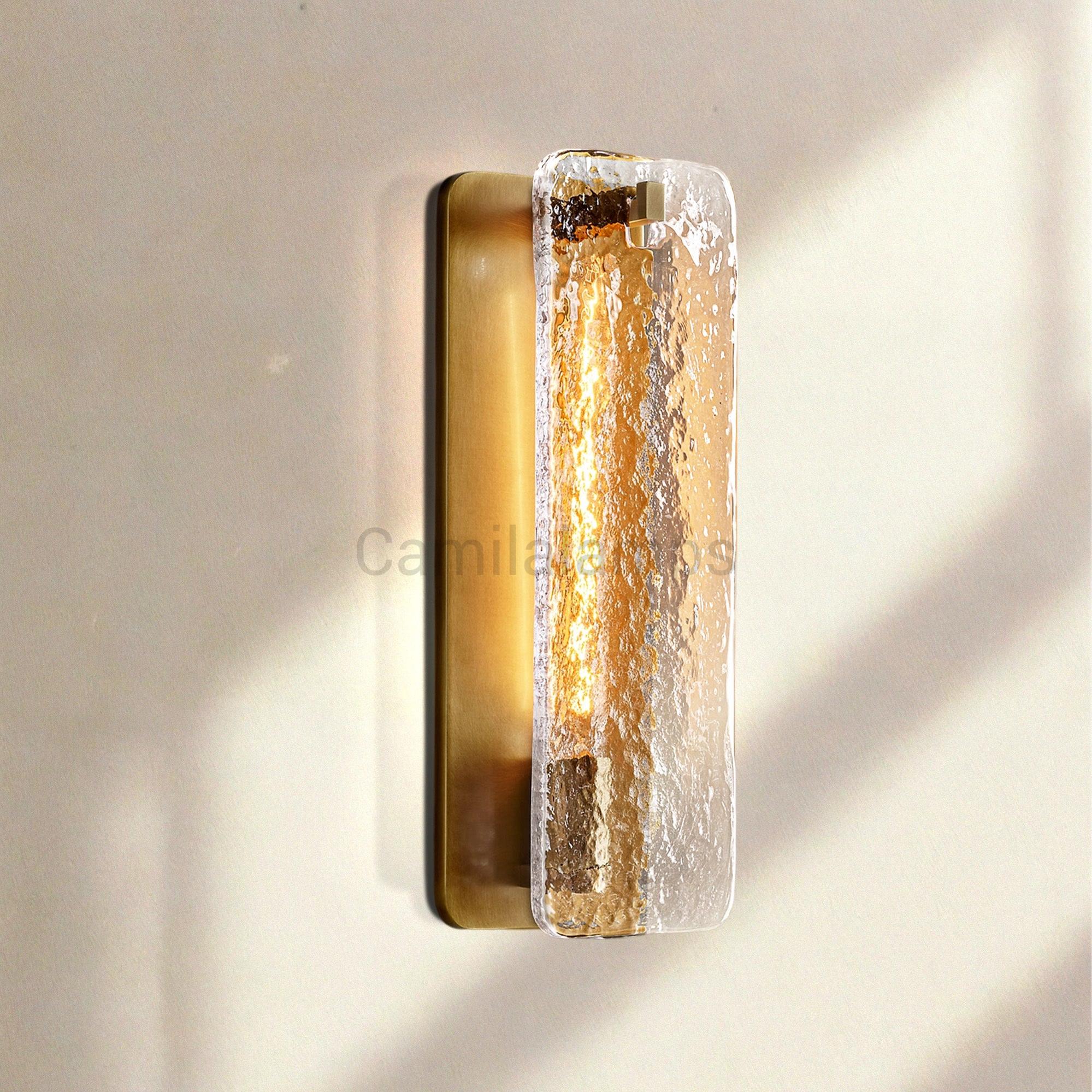 Calametta Glass Wall Sconce - Camilalamps - CA-CALAM-GS-1