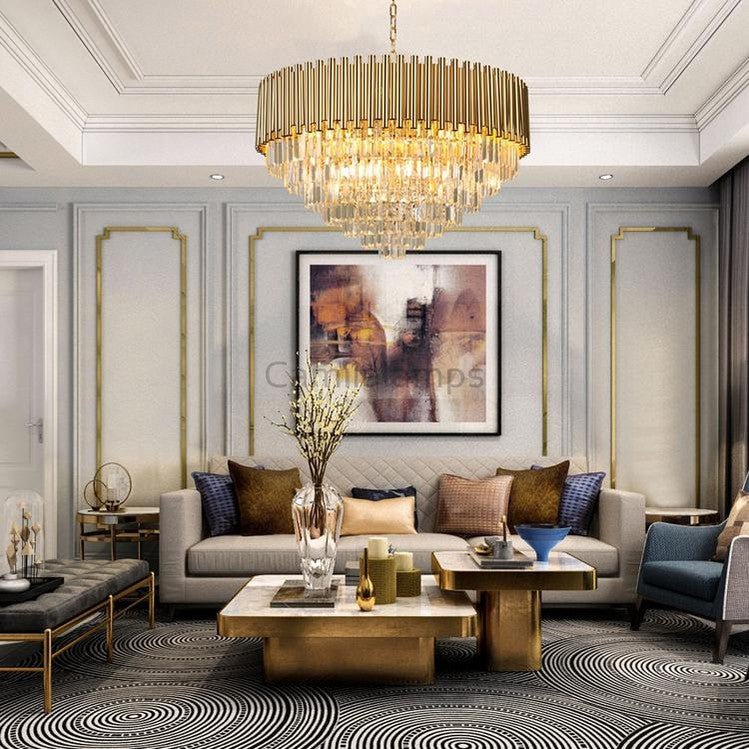 Callistenes Clear Crystal Chandelier - Camilalamps - CA - A - 540