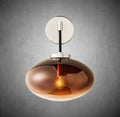 Calus Amber Glass Wall Sconce - Camilalamps - CAARHWS - 2561039