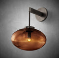 Calus Amber Glass Wall Sconce - Camilalamps - CAARHWS - 25610341