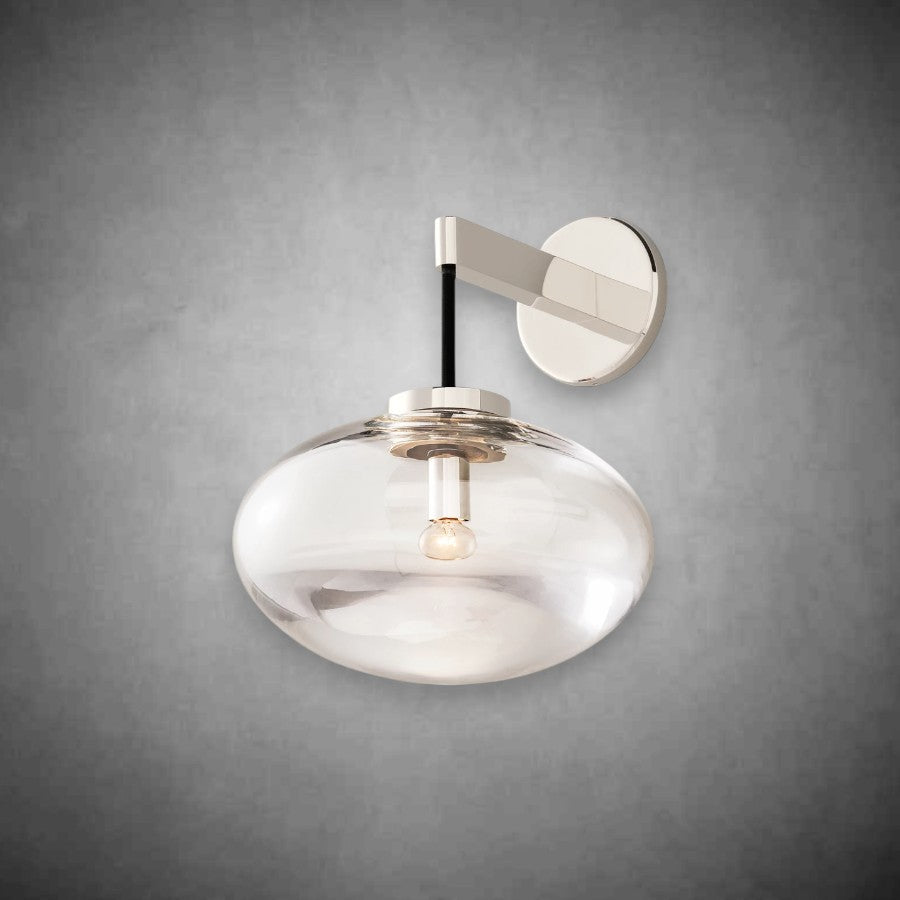 Calus Clear Glass Wall Sconce - Camilalamps - CAARHWS - 2561036