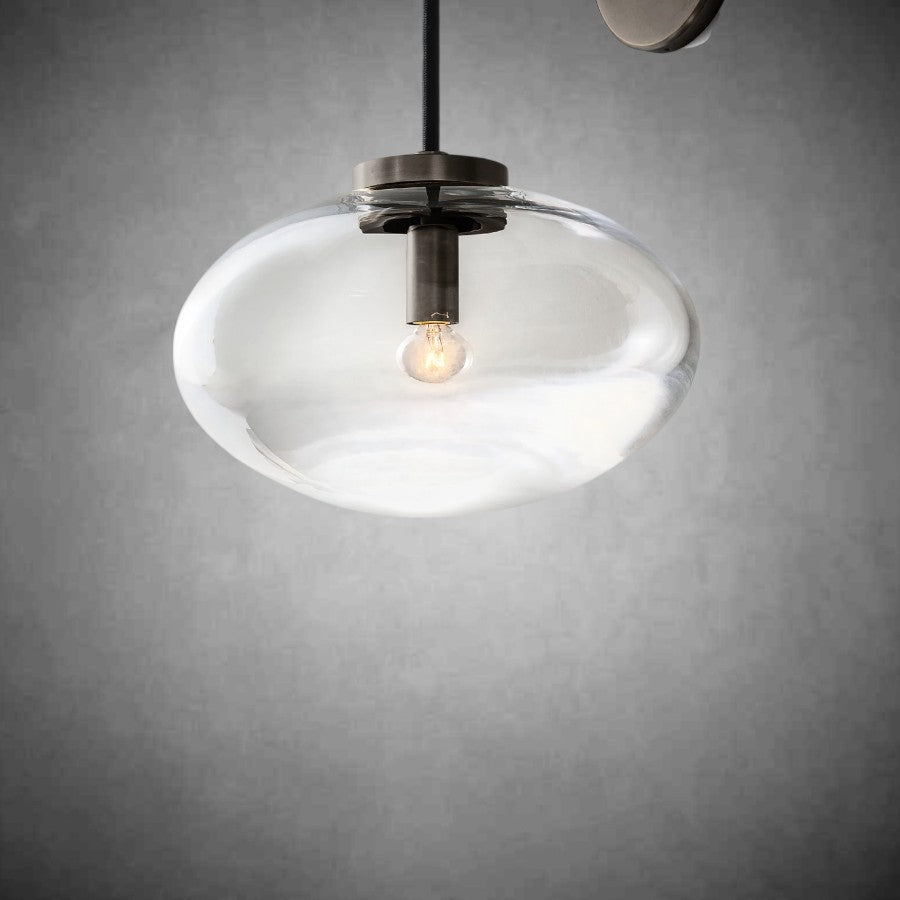 Calus Clear Glass Wall Sconce - Camilalamps - CAARHWS - 2561036