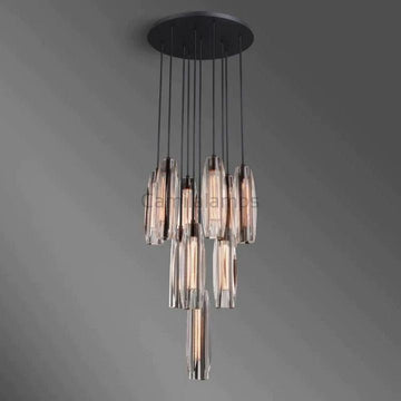 Camellia Crystal 10 - Light Round Chandelier - Camilalamps - CA - CA2023 - R0427