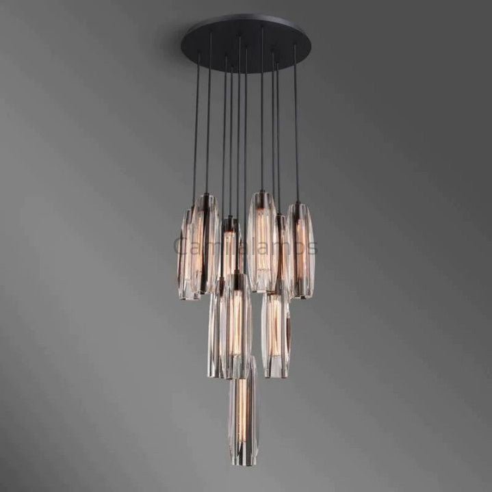 Camellia Crystal 10 - Light Round Chandelier - Camilalamps - Ca-1Ca2023-1R0427