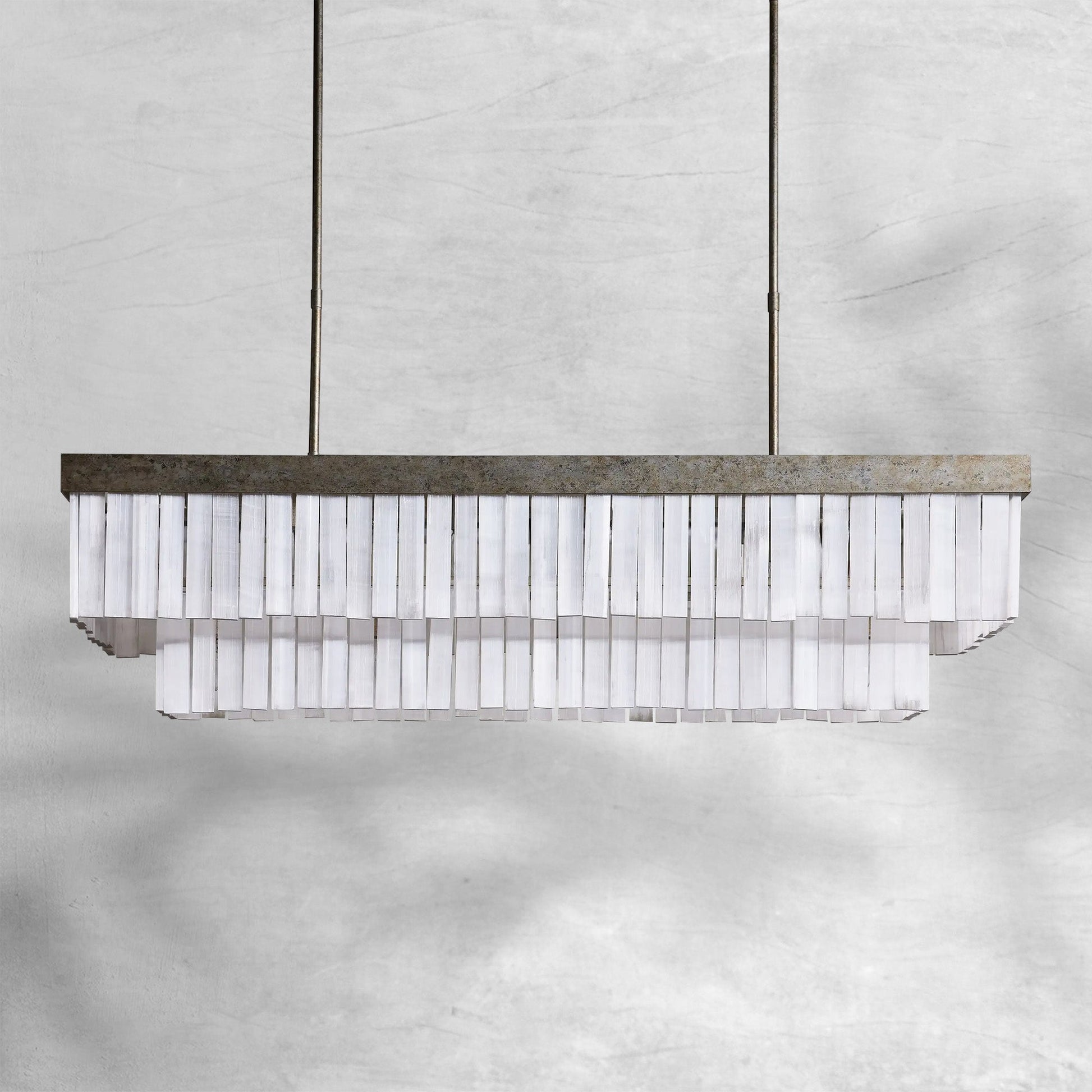 Cameron Rectangular Chandelier 49"59" - Camilalamps - Ca-12036H441