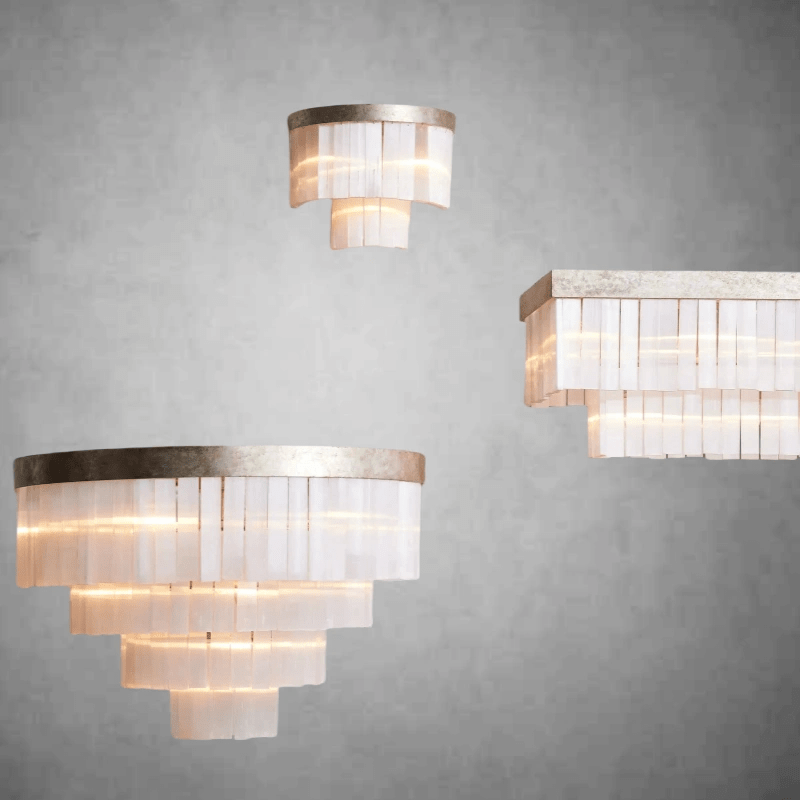 Cameron Rectangular Chandelier 49"59" - Camilalamps - CA - 2036H436