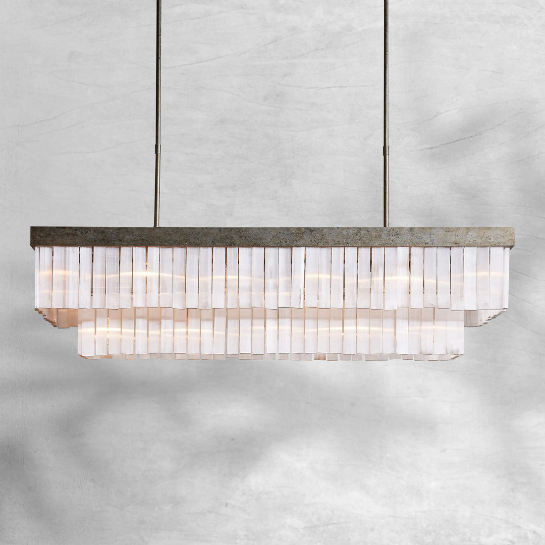 Cameron Rectangular Chandelier 49"59" - Camilalamps - CA - 2036H436