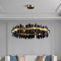 Modern Sculpture Round Chandelier - Camilalamps - CA-MLKJ-01