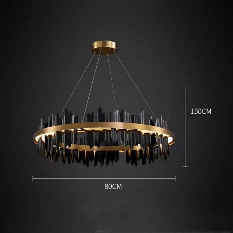 Modern Sculpture Round Chandelier - Camilalamps - CA-MLKJ-03