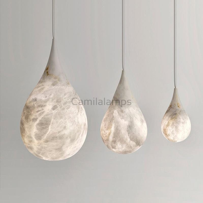 Camila Raindrop Alabaster Pendant - Camilalamps - CAM - M0539