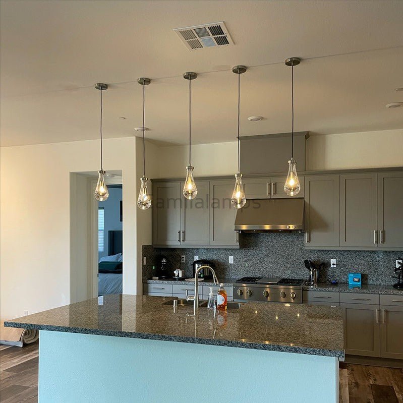 Camila Raindrop Glass Pendant Light - Camilalamps - CAM1219