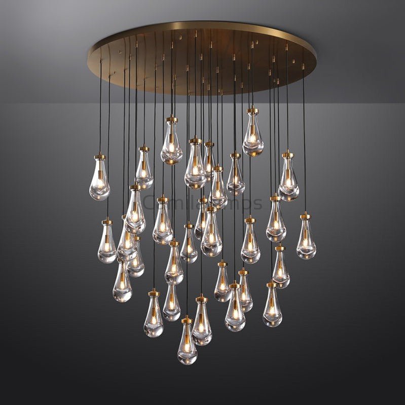 Camila Raindrop Round Chandelier - Camilalamps - CAM1238