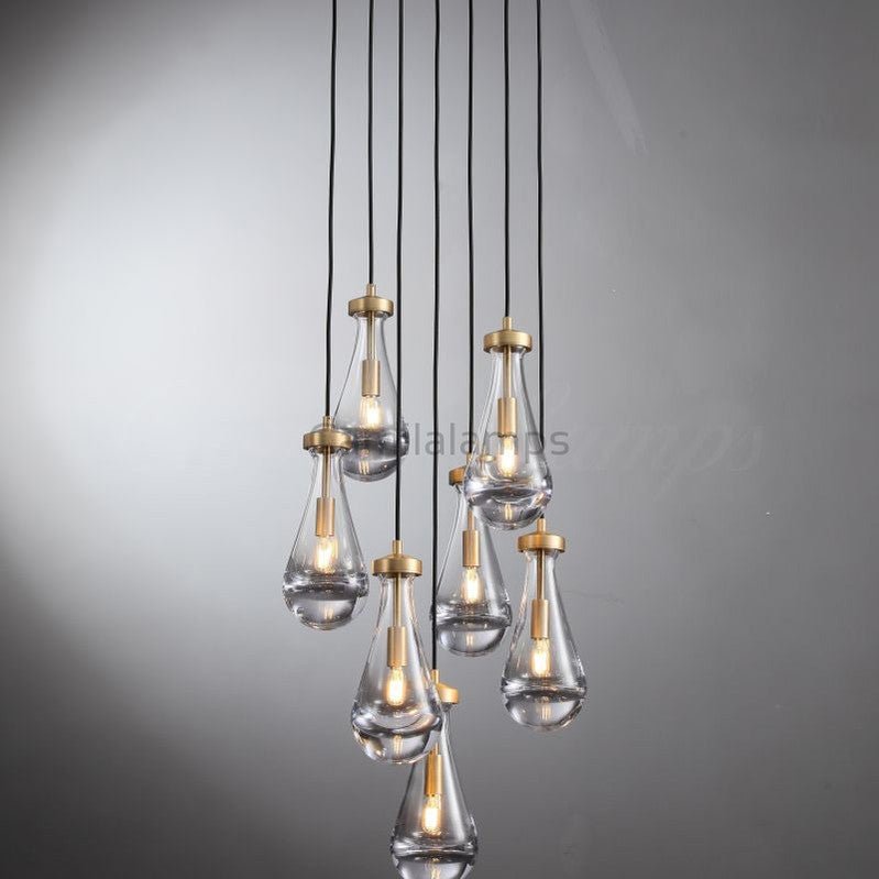 Camila Raindrop Round Chandelier - Camilalamps - CAM1238