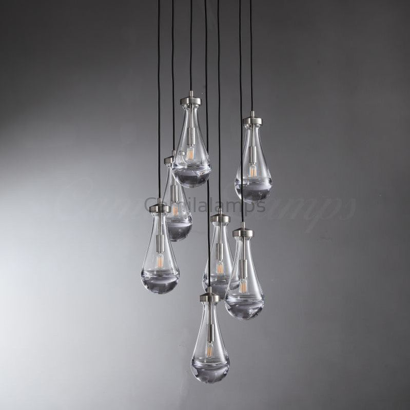 Camila Raindrop Round Chandelier - Camilalamps - CAM1238