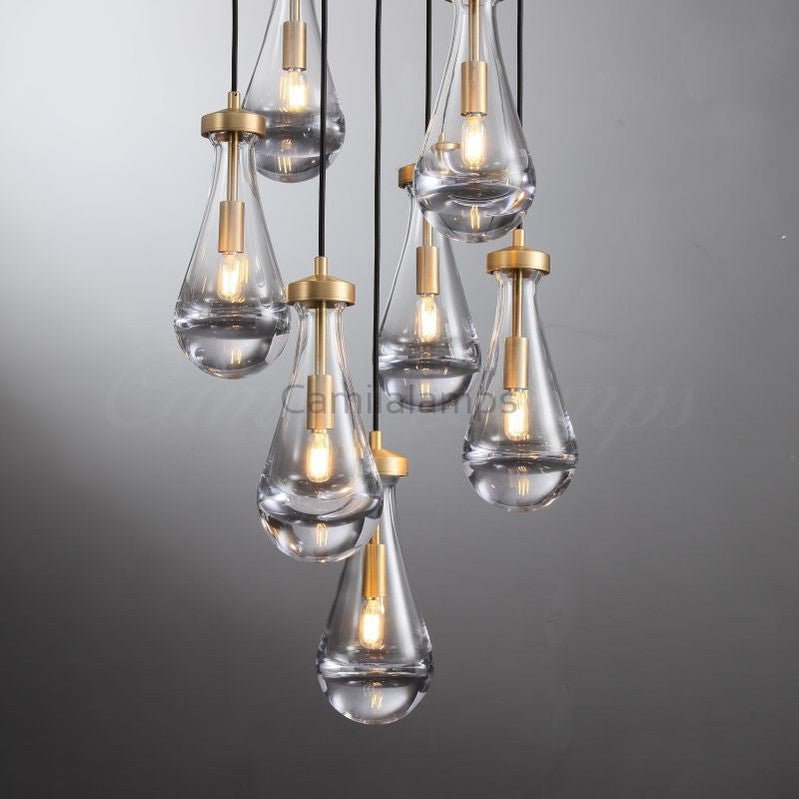 Camila Raindrop Round Chandelier - Camilalamps - CAM1238