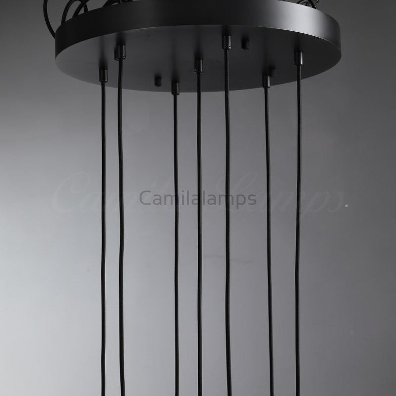 Camila Raindrop Round Chandelier - Camilalamps - CAM1238