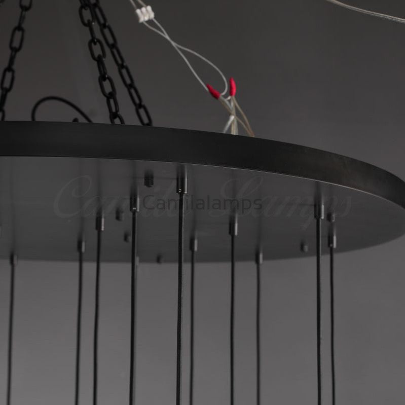 Camila Raindrop Round Chandelier - Camilalamps - CAM1238