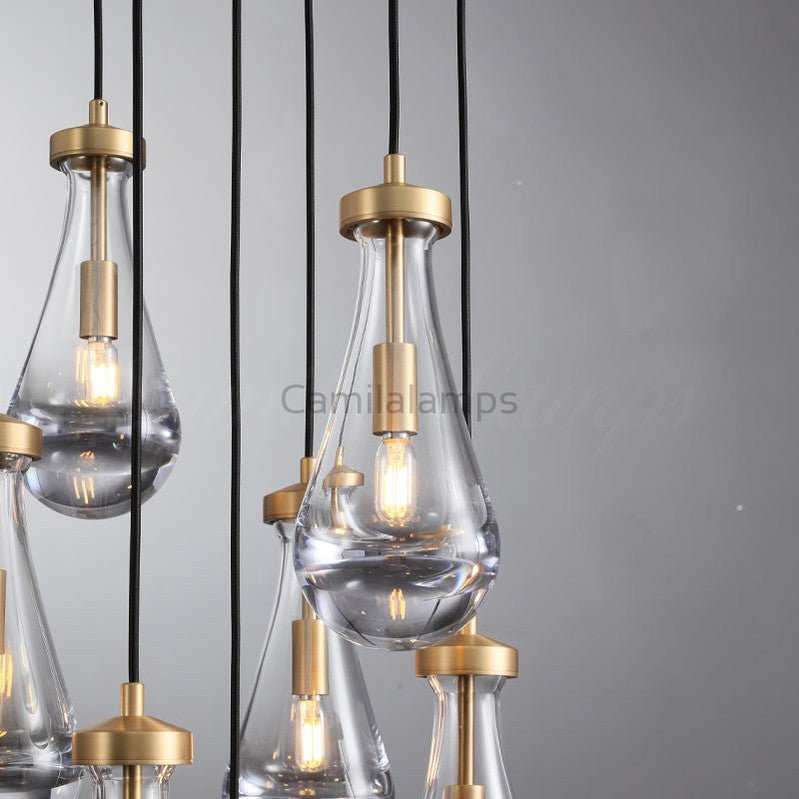 Camila Raindrop Round Chandelier - Camilalamps - CAM1238