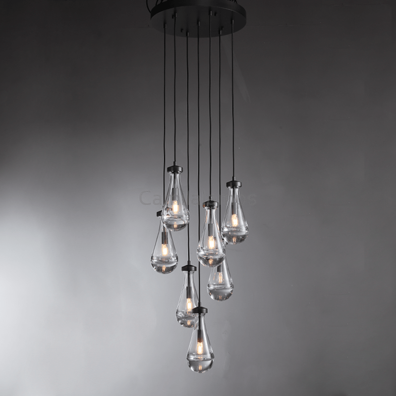 Camila Raindrop Round Chandelier - Camilalamps - CAM1230