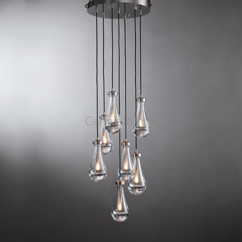 Camila Raindrop Round Chandelier - Camilalamps - CAM1231