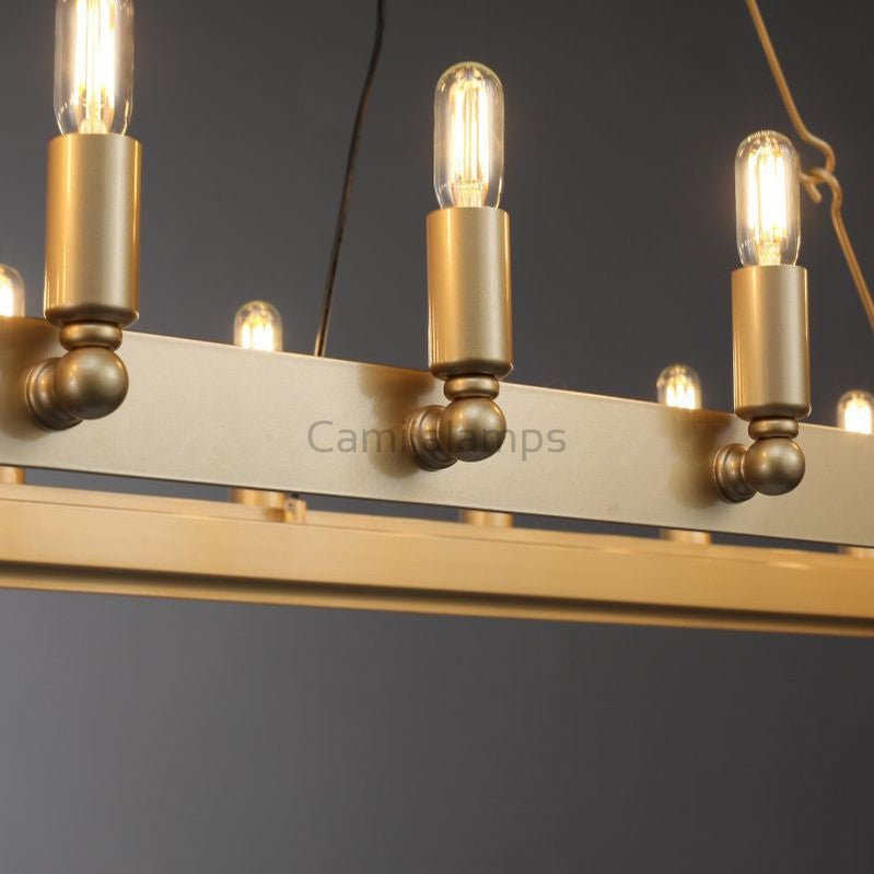 Camina Rectangular Chandelier 41", 52" - Camilalamps - CAM1177